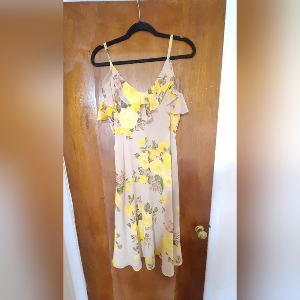 Lightweight summer floral dress